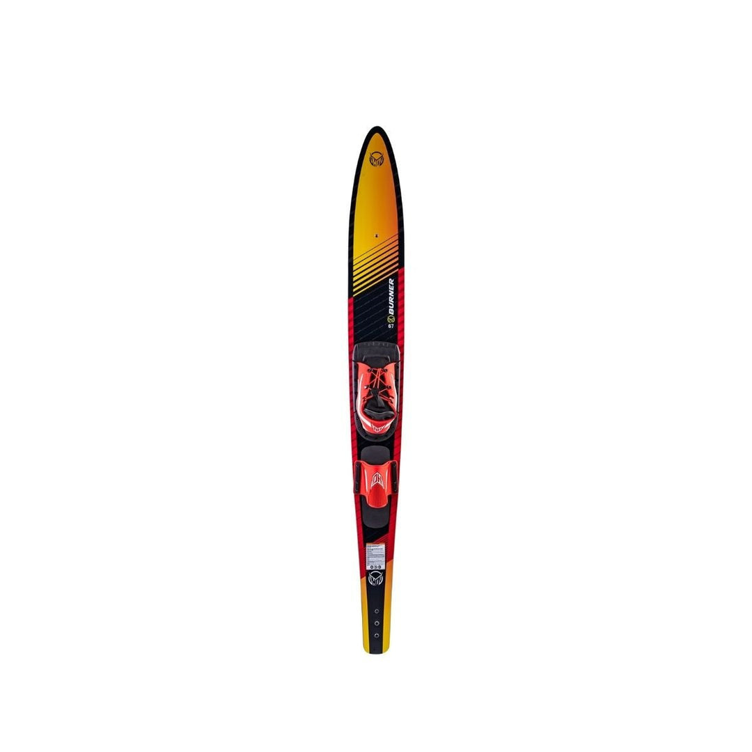 HO Burner w/Blaze & Rear Toe Strap Water Ski Combo