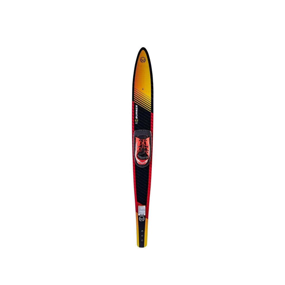 HO Burner w/Blaze & Rear Toe Strap Water Ski Combo
