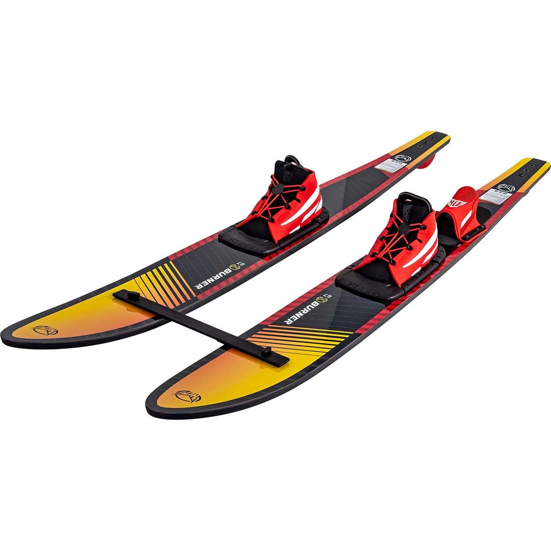 HO Burner w/Blaze & Rear Toe Strap Water Ski Combo