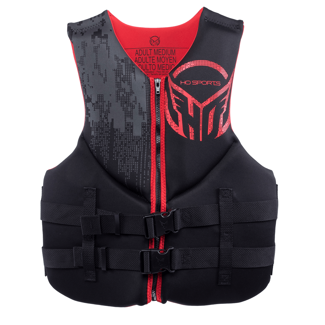 HO Men's Pursuit CGA Life Jacket in Black/Red