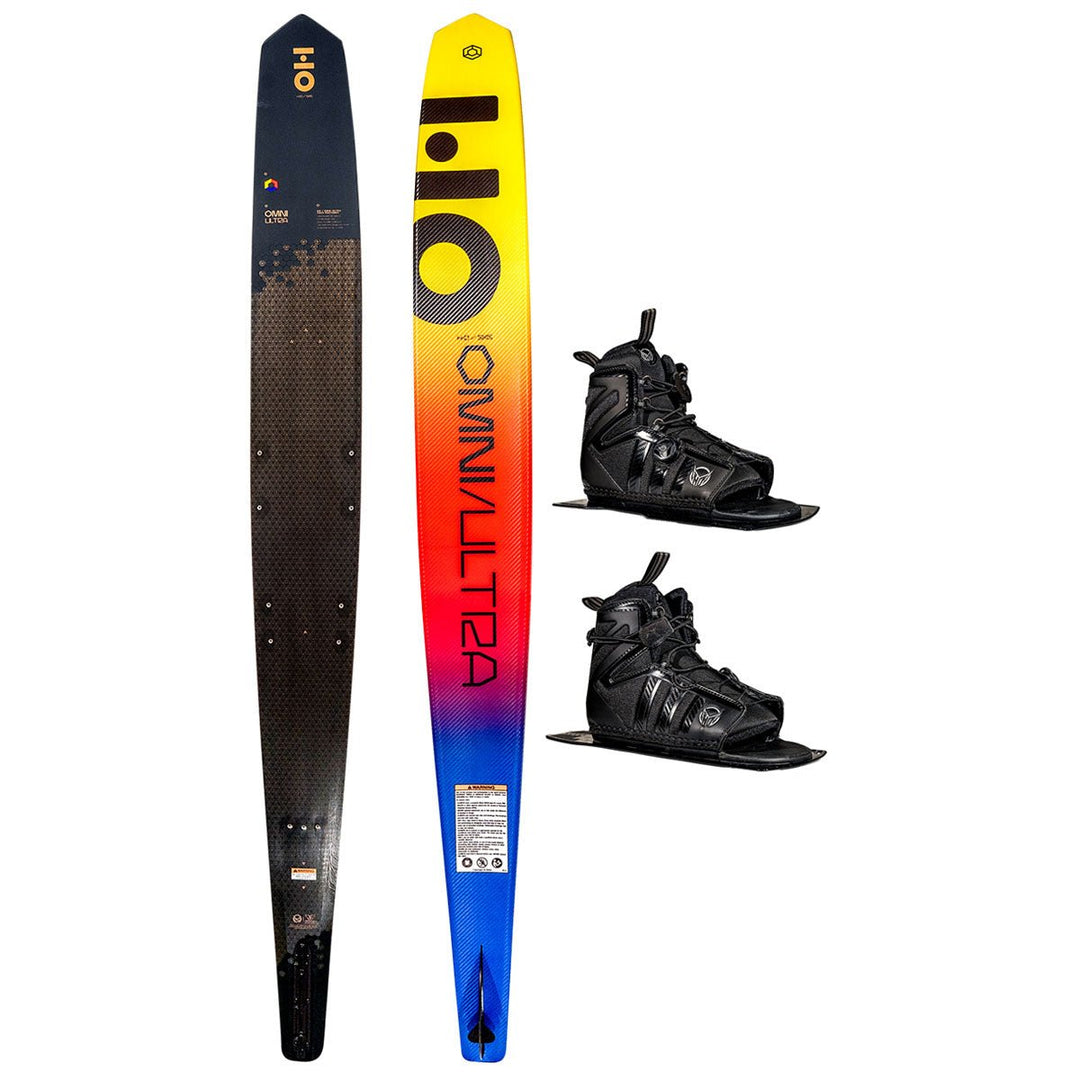 HO Omni Ultra Black w/ Stance 130 ATOP Dbl Water Ski Package 2025