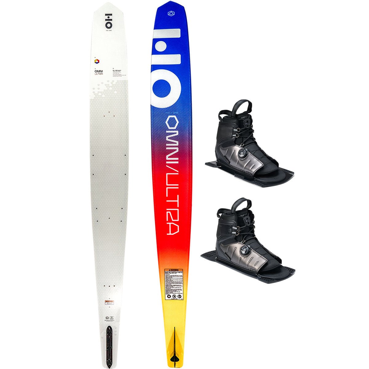 HO Omni Ultra White WIDE w/ Double Stance ATOP Water Ski Package 2026 | The Hyperlite Store