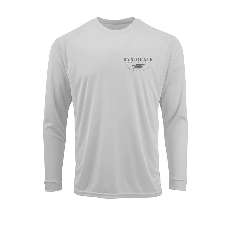 HO Syndicate Sun Shield LS Crew in Mist Grey | The Hyperlite Store