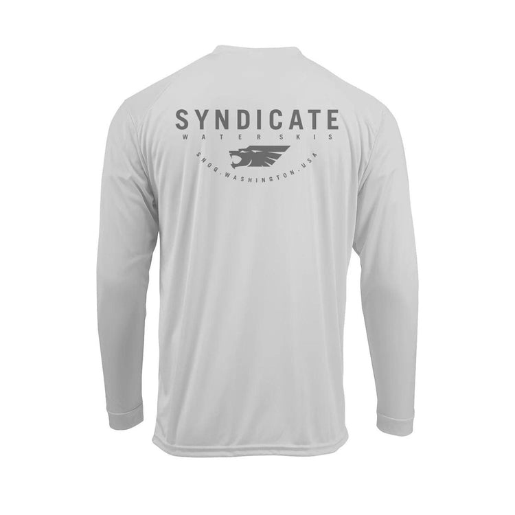 HO Syndicate Sun Shield LS Crew in Mist Grey | The Hyperlite Store