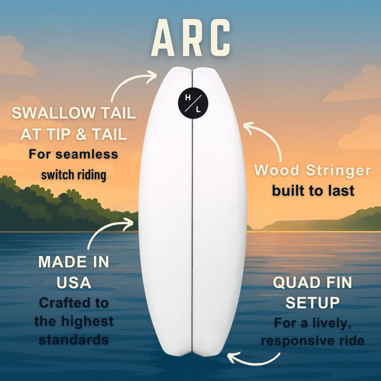 Hyperlite Arc Wakesurf Board 2025 - Lost Surfboards Collab | The Hyperlite Store