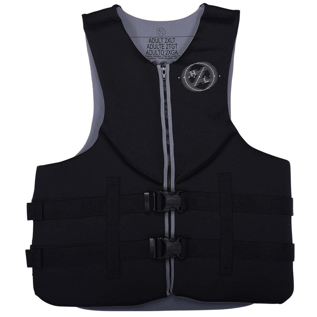Hyperlite Big & Tall Indy CGA Life Jacket in Black/Grey | The Hyperlite Store