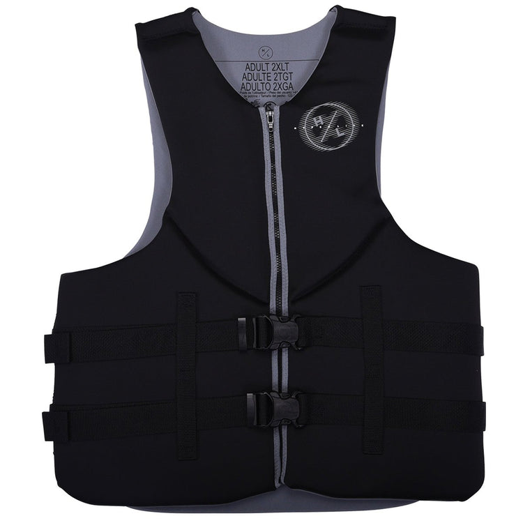 Hyperlite Big & Tall Indy CGA Life Jacket in Black/Grey | The Hyperlite Store