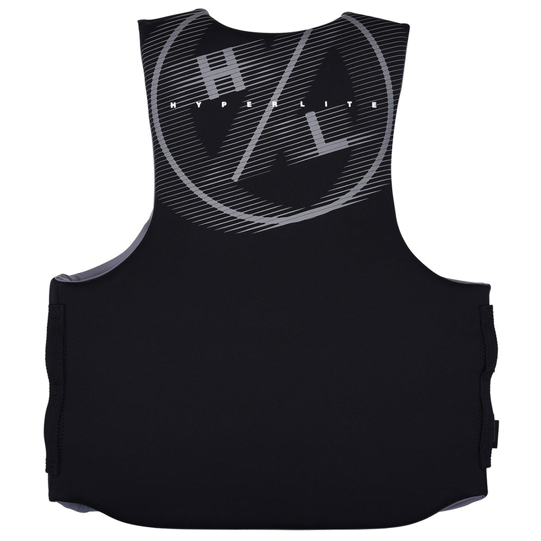 Hyperlite Big & Tall Indy CGA Life Jacket in Black/Grey | The Hyperlite Store
