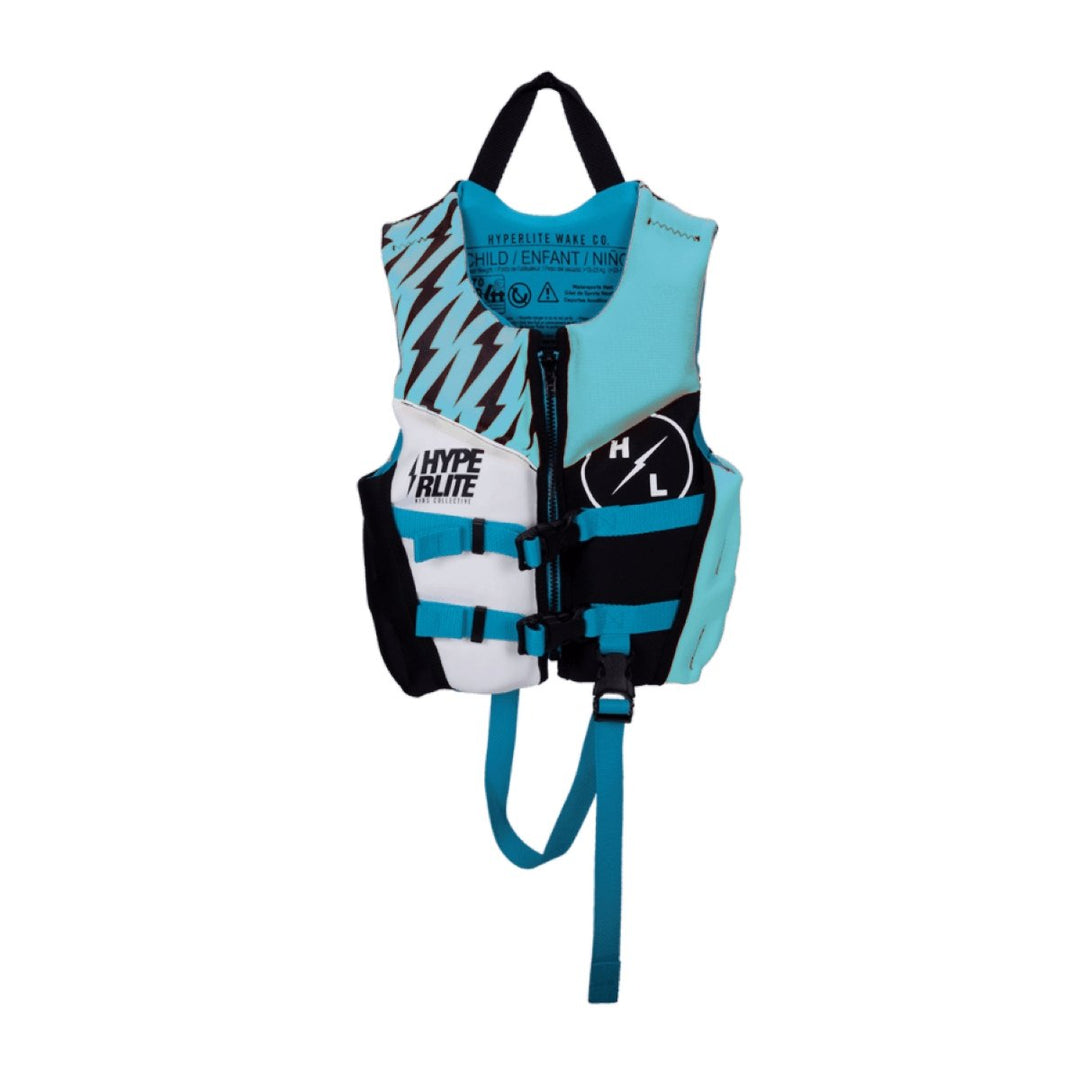 Hyperlite Boys Indy CGA Life Jacket in Blue-1