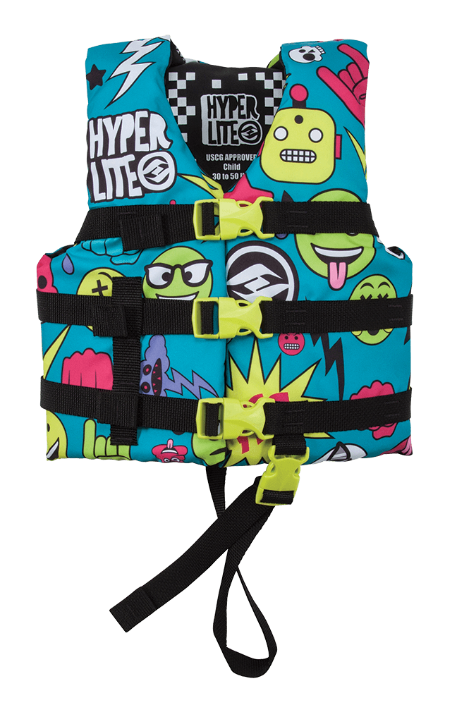 Hyperlite Child Unite Nylon CGA Life Jacket in Green