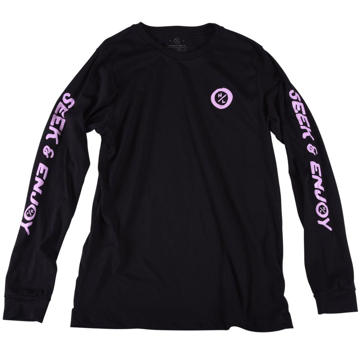 Hyperlite Seeker Men's LS Tee in Black | The Hyperlite Store