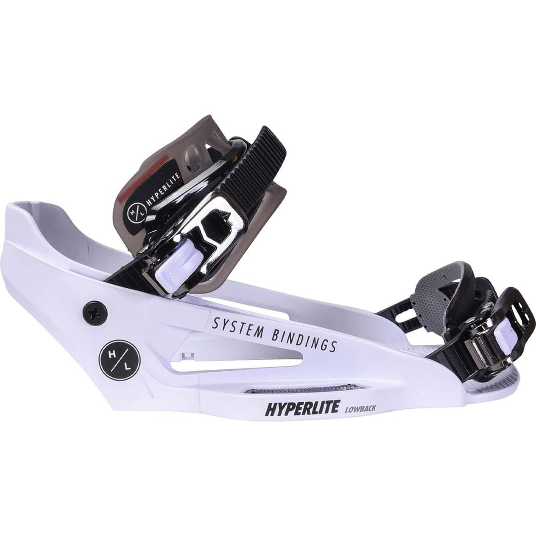 Hyperlite System Lowback Wakeboard Bindings 2024 in White