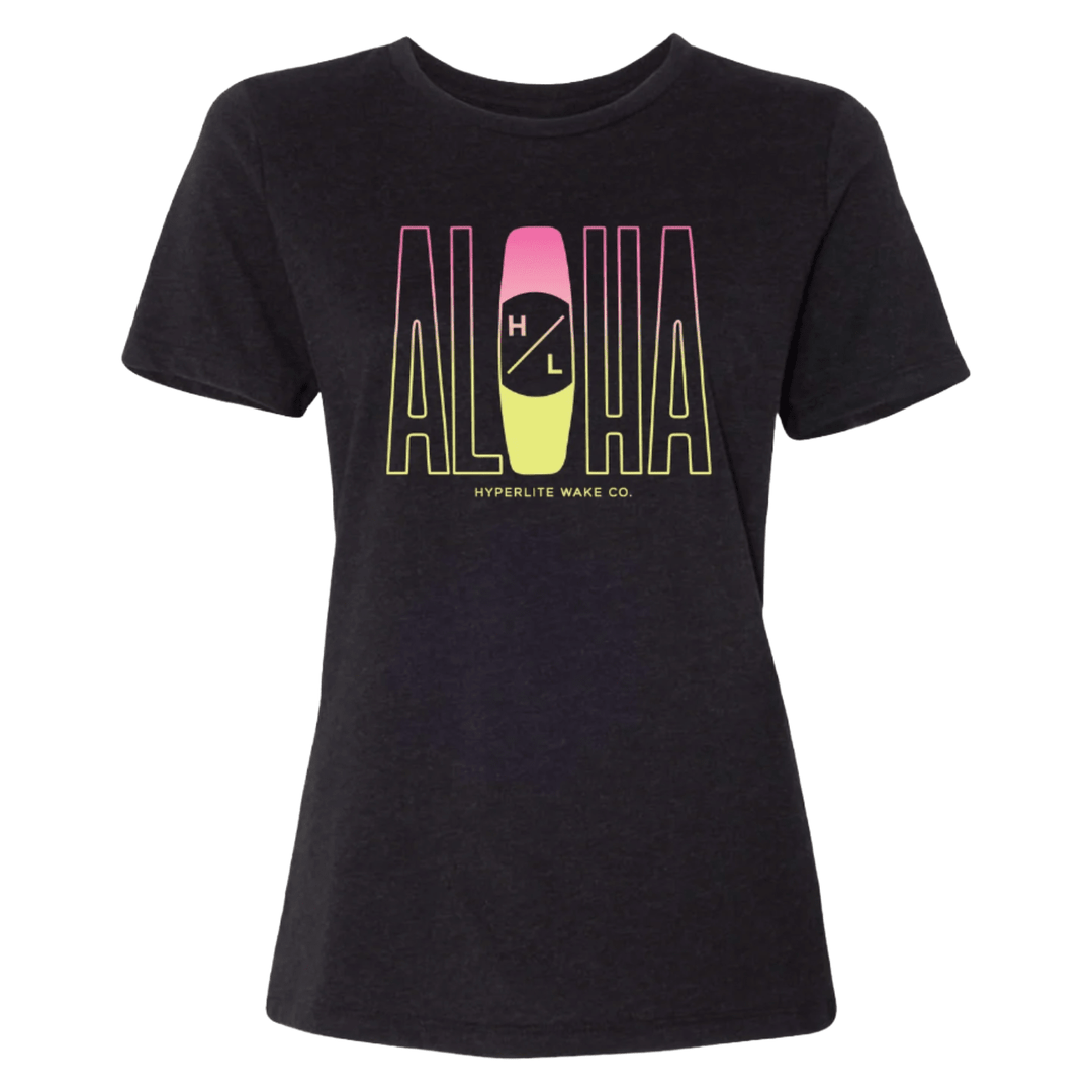 Hyperlite Women's Aloha Tee in Black | The Hyperlite Store