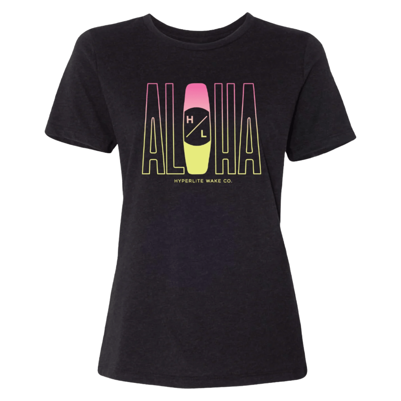 Hyperlite Women's Aloha Tee in Black | The Hyperlite Store