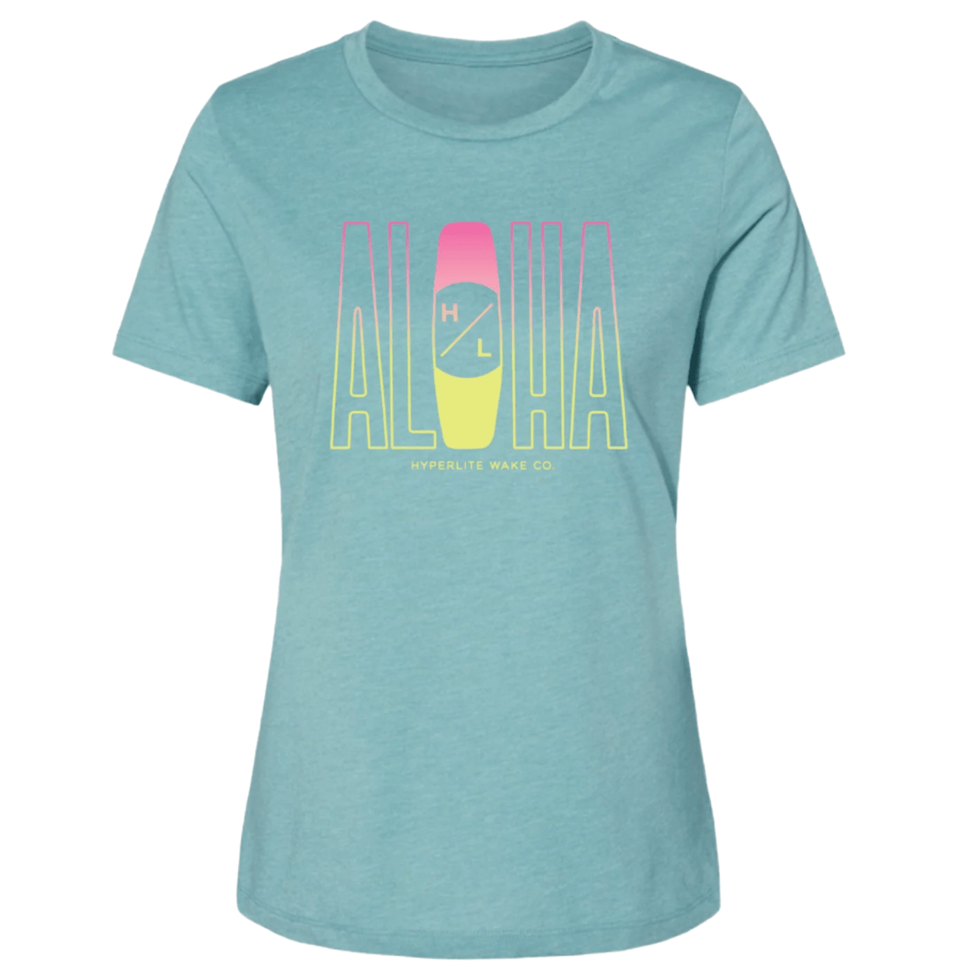 Hyperlite Women's Aloha Tee in Lagoon | The Hyperlite Store