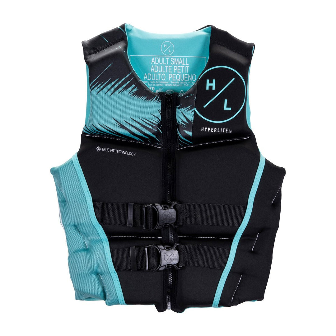 Hyperlite 2022 Womens Indy Harmonized Vest Teal - WakeAction