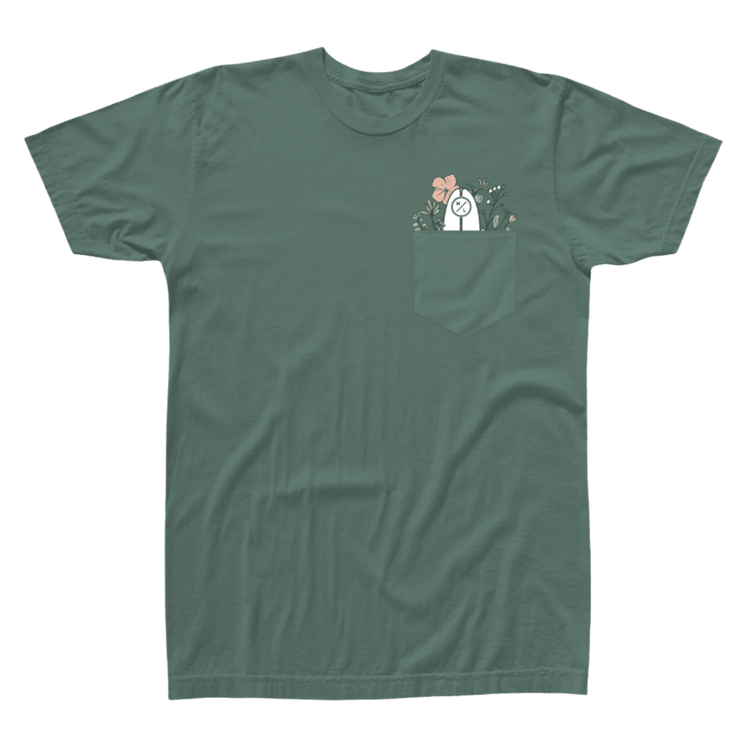 Hyperlite Women's Garden Pocket Tee in Moss | The Hyperlite Store