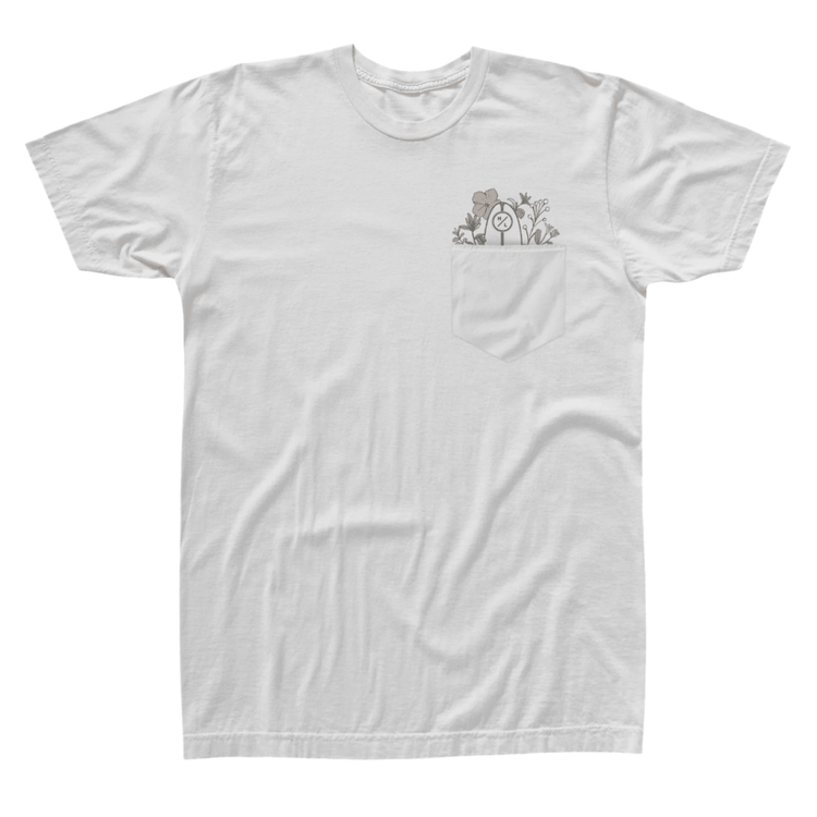 Hyperlite Women's Garden Pocket Tee in White | The Hyperlite Store