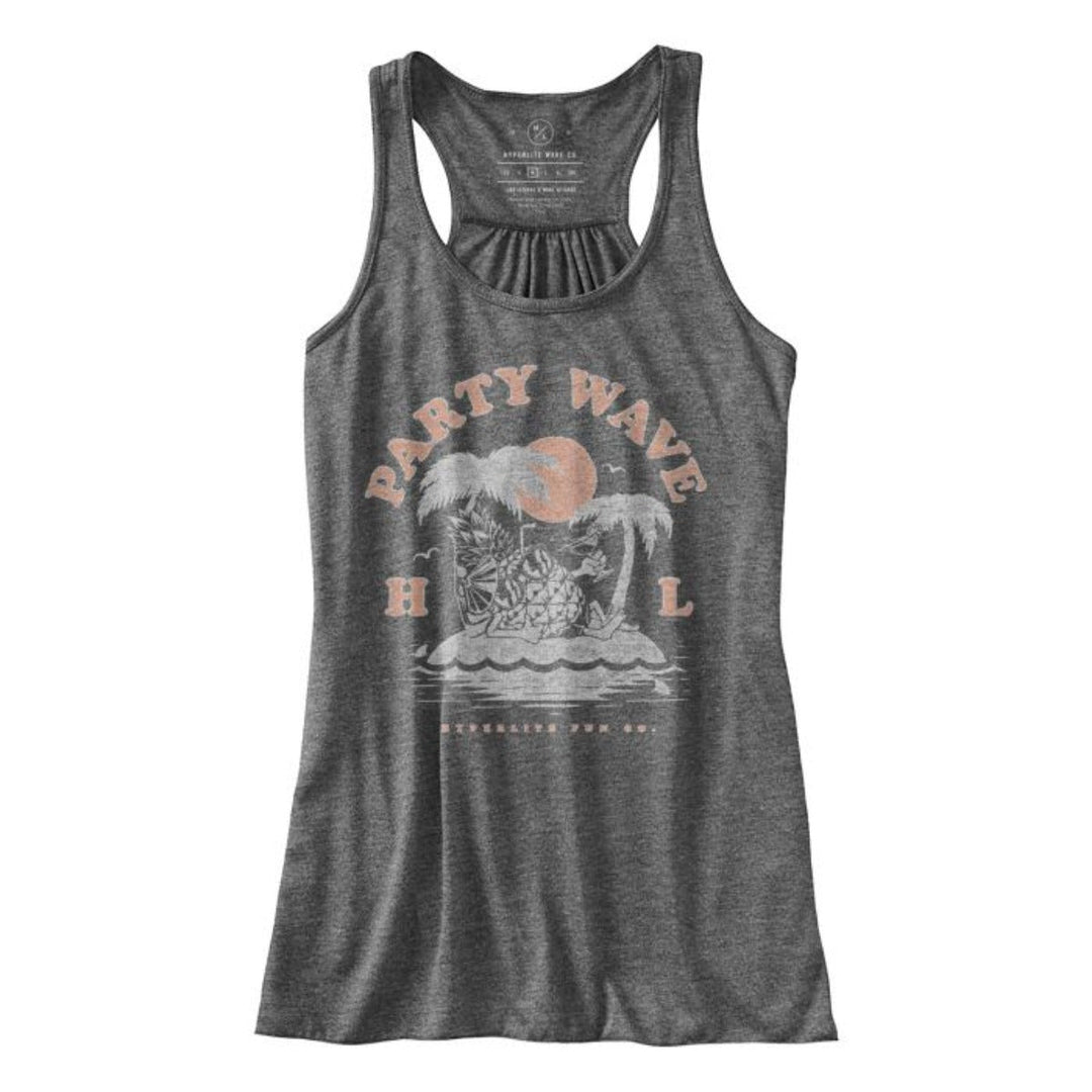 Hyperlite Women's Party Wave Tank in Grey | The Hyperlite Store