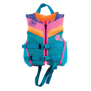 Hyperlite Girls Indy CGA Life Jacket in Aqua / Pink / Orange | The Hyperlite Store